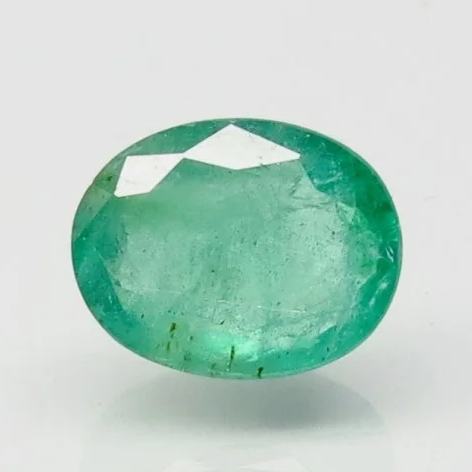Natural Emerald 6.46 Ratti| Oval Cut | Govt. Lab Certified image 0