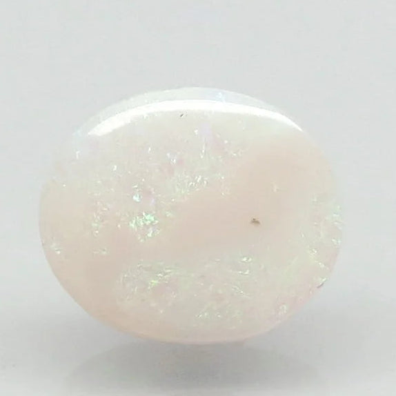Natural White Opal 5.46 Ratti | Govt. Lab Certified | Untreated Oval CabochonNo.: 6926D26987 image 0