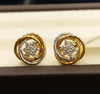 Kisna Collection | Gold Diamond Earrings | 2.01 Gm | 0.21 Carat | 14KT | H-I Color | SI Clarity image 0