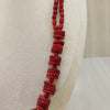 coral double oval linemixshape necklace 017 image 1