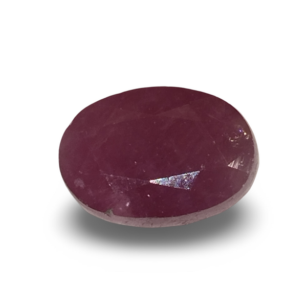 Natural Ruby | Oval Mix Cut Red Gemstone | IGC Certified No.: IGCDKBAJ41392 image 0