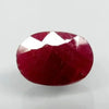 Natural unheated purplish red Ruby (Manik) oval mixed cut loose gemstone, report no. 9498D38422