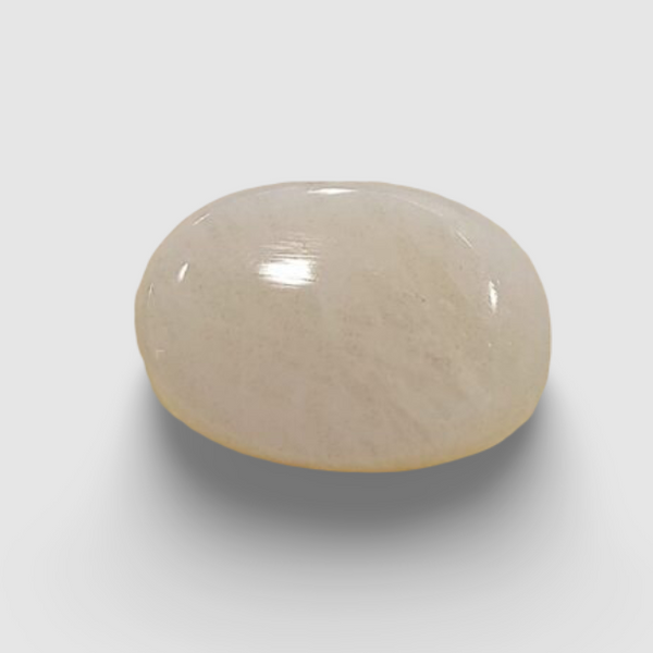 Natural White Opal 8.00Ratti| Oval Cabochone | Certified No. IGCDKBAJ42925 image 0