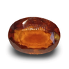 Natural Hessonite (Gomed) oval mixed cut loose gemstone, IGC certified IGCDKBAJ42771