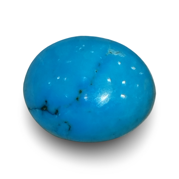 Natural Turquoise | Certified | Oval Cabochon | Sea BlueCertificate No.: IGCDKBAJ41452 image 1