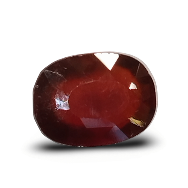 Natural Hessonite (Gomed) cushion cut loose gemstone, IGC certified IGCDKBAJ44647
