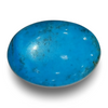 Natural Turquoise | Sea Blue | Oval Cabochon | IGC Certified | Matrix BackgroundCertification: IGC (IGCDKBAJ41445) image 2