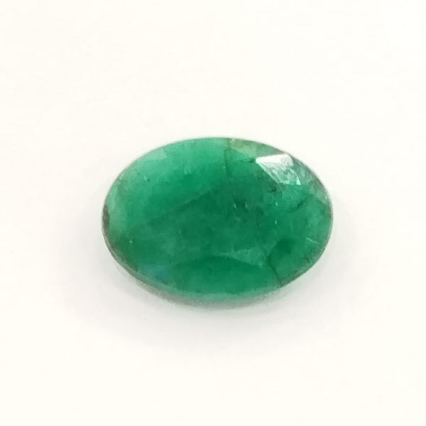 Natural Emerald (Panna) oval cut loose gemstone, lab certified IGCDKBAJ46102