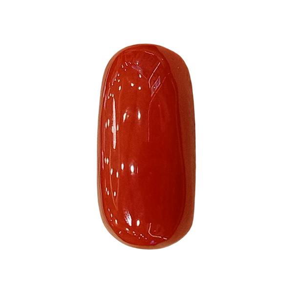 Natural Red Coral | Certified | Oval Cut Gemstone Summary No. IGCDKBAJ57878 image 1