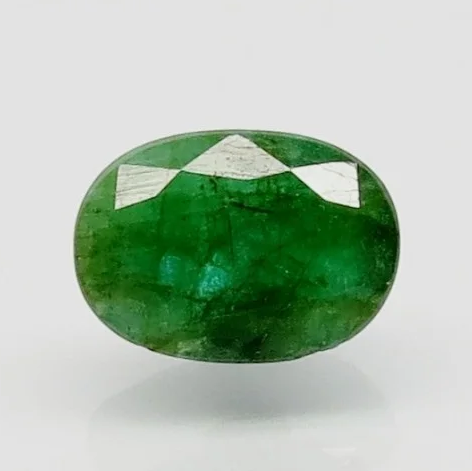 Natural Emerald | Oval Mixed Cut | Govt. Lab Certified No.: 6938D27091 image 0