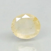 Natural Yellow Sapphire (Pukhraj) oval mixed cut loose gemstone, report no. 8980D36560
