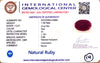 Natural Ruby | Oval Mix Cut | IGC Certified Number: IGCDKBAJ42660 image 2