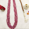 Natural RubyThree Line TumbleNecklace: A Radiant Statement of Luxury image 5