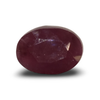 Natural deep red Ruby (Manik) oval mixed cut loose gemstone, IGC certified IGCDKBAJ41399