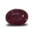 Natural deep red Ruby (Manik) oval mixed cut loose gemstone, IGC certified IGCDKBAJ41399