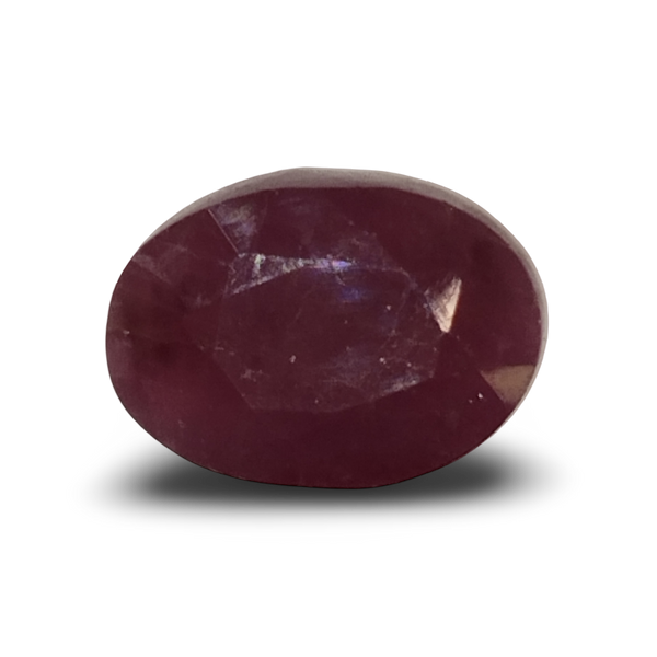 Natural Ruby | Oval Mix Cut | Deep Red Gemstone | IGC Certified No.: IGCDKBAJ41399 image 0