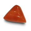 Natural Italian Red Coral | Certified Triangular Cabochon | Untreated Summary No. IGCDKBAJ42439 image 0