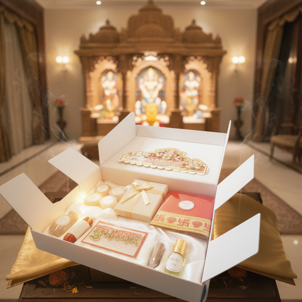 Divine Puja Gift Box – Complete Spiritual Essentials Kit image 4