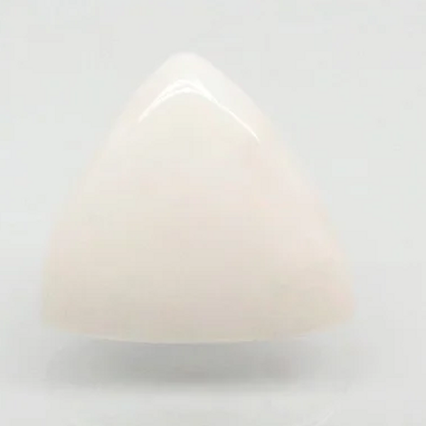 Natural Fire Opal 7.39 ratti triangle cabochon loose gemstone, Govt. lab report no. 9346D37896