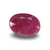 Natural deep red Ruby (Manik) oval cut loose gemstone, IGC certified IGCDKBAJ47511