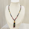 Rainbow multi-stone single line gemstone necklace – Tushar Gems