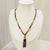 Rainbow multi-stone single line gemstone necklace – Tushar Gems