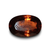 Natural brownish orange Hessonite (Gomed) oval mixed cut loose gemstone, certified IGCDKBAJ42766