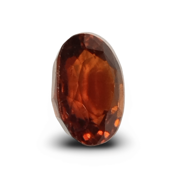 Natural Hessonite (Gomed) | Oval Cut | IGC Certified Certification: IGC Certified image 1