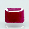 Natural unheated purplish red Ruby (Manik) octagon mixed cut loose gemstone, report no. 9581D38668
