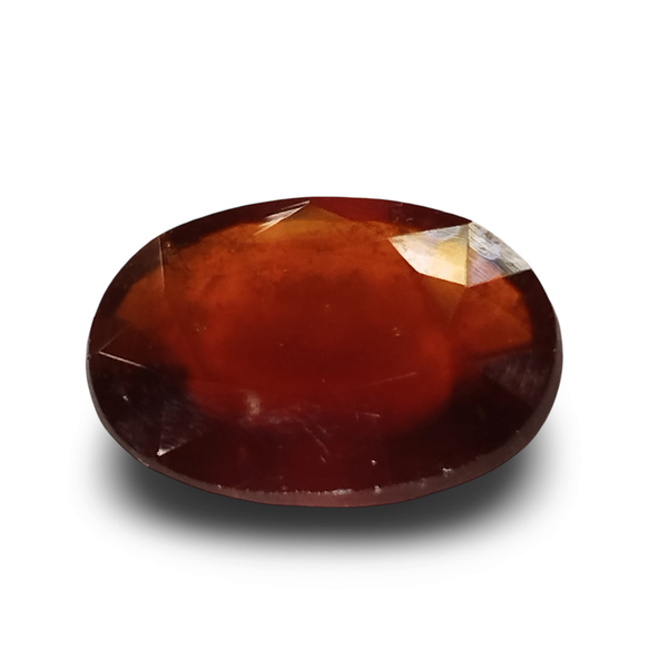 Natural Hessonite (Gomed) oval mixed cut loose gemstone, IGC certified IGCDKBAJ42732