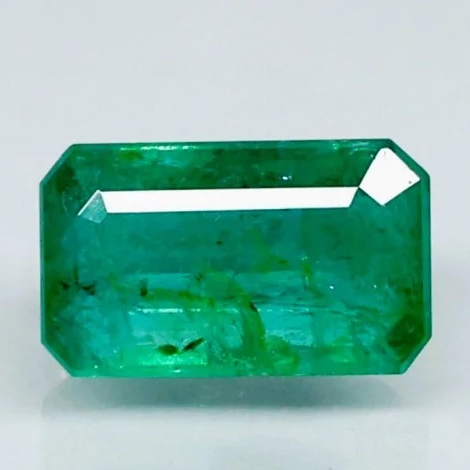 Natural Emerald | Govt. Lab Certified | Octagon Step Cut | Green Report No.9914D40111 image 0