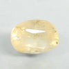 Natural unheated Yellow Sapphire (Pukhraj) oval mixed cut loose gemstone, report no. 10345D41918