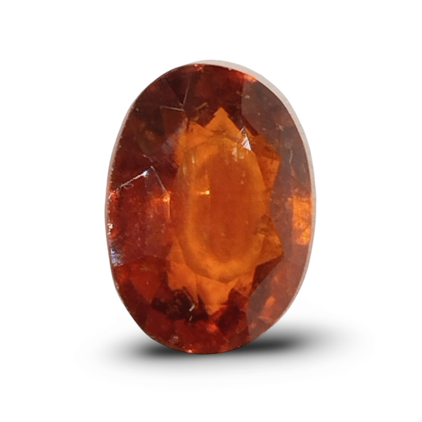 Natural Hessonite (Gomed) | Oval Mix Cut | IGC Certified Certificate No.: IGCDKBAJ42780 image 1