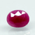 Natural unheated purplish red Ruby (Manik) oval mixed cut loose gemstone, report no. 9581D38693
