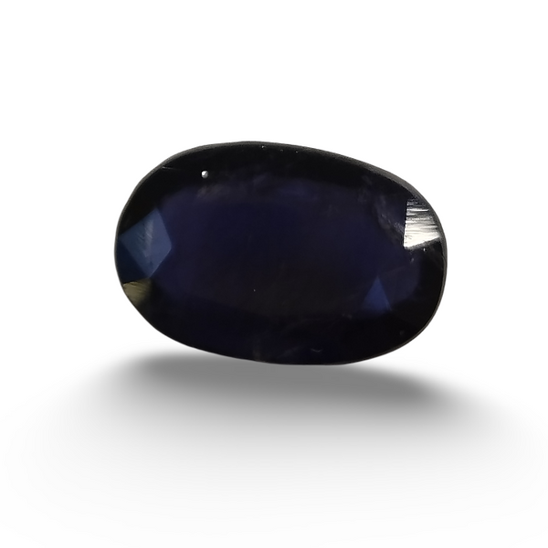 Natural Iolite (Kaka Neeli) oval mixed cut loose gemstone, IGC certified IGCDKBAJ42117