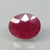 Natural unheated purplish red Ruby (Manik) 6.24 ratti oval mixed cut, report no. 8891D36290