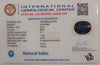 Natural Iolite| Govt. Lab Certified | Oval | Blue withCertificate No.: IGCDKBAJ44779 image 2