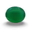 Natural Green Onyx oval mixed cut loose gemstone, SRT certified SRGTL30590