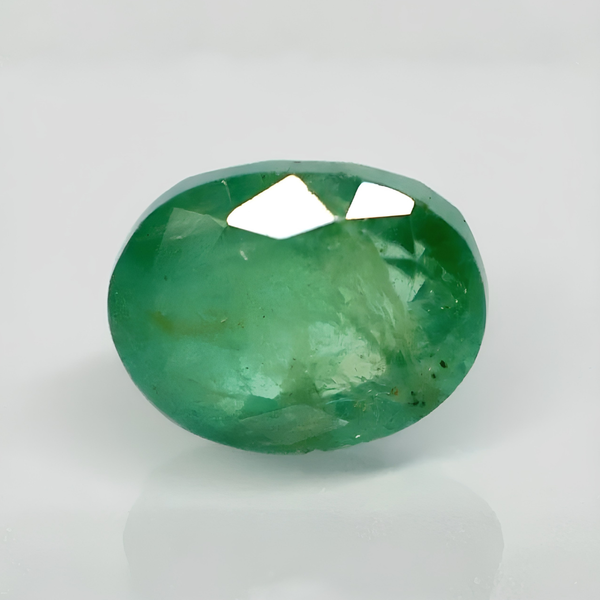 Natural Emerald | Oval Mixed Cut | IIGJ Certified No.: 12859D52923