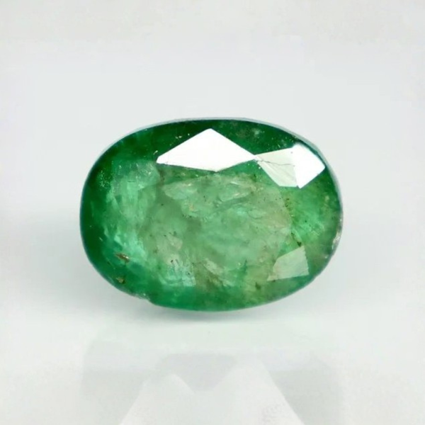 Natural Emerald | Oval Mixed Cut | IIGJ Certified No.: 12859D52922
