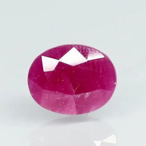 Natural untreated Ruby (Manik) oval mixed cut loose gemstone, report no. 9581D38675