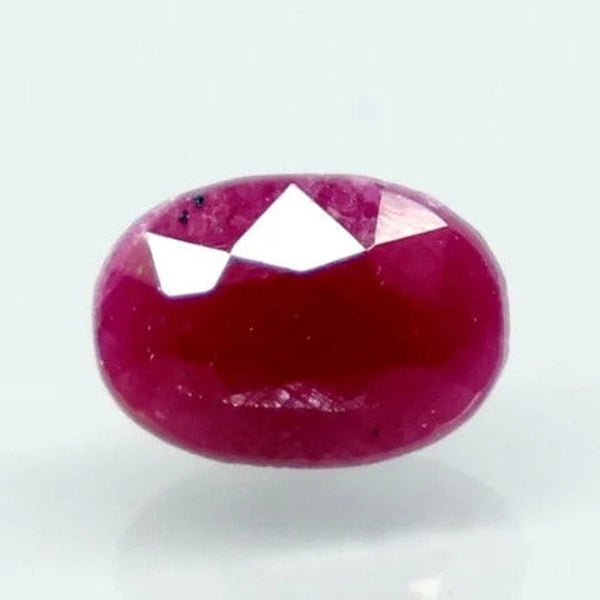 Natural untreated Ruby (Manik) oval mixed cut loose gemstone, report no. 9581D38694