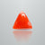 Natural Italian Red Coral (Moonga) triangular cabochon, report no. 11775D47386