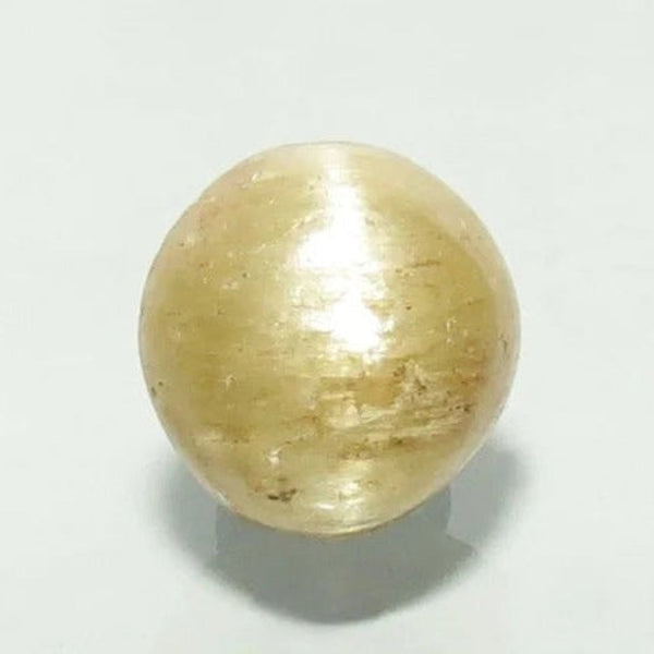 Natural Cat's Eye (Lehsunia) oval cabochon loose gemstone, report no. 12634D51771