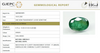 Natural Emerald |20K00| Govt. Lab Certified | OVAL MIXED | Report No- 12675D51979