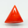 Natural Red Italian Coral |8H50| Triangular Cabochon | Govt. Lab Certified | Report No. 12675D51977