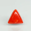 Natural Red Italian Coral |7H50| Triangular Cabochon | Govt. Lab Certified | Report No. 11858D47597