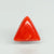 Natural Red Italian Coral |7H50| Triangular Cabochon | Govt. Lab Certified | Report No. 11858D47597