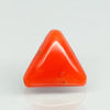 Natural Red Italian Coral |7H50| Triangular Cabochon | Govt. Lab Certified | Report No. 11858D47599
