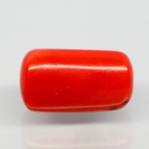 Natural Red Italian Coral |5H50| Cushion Cabochon| Govt. Lab Certified | Report No. 11877D47659